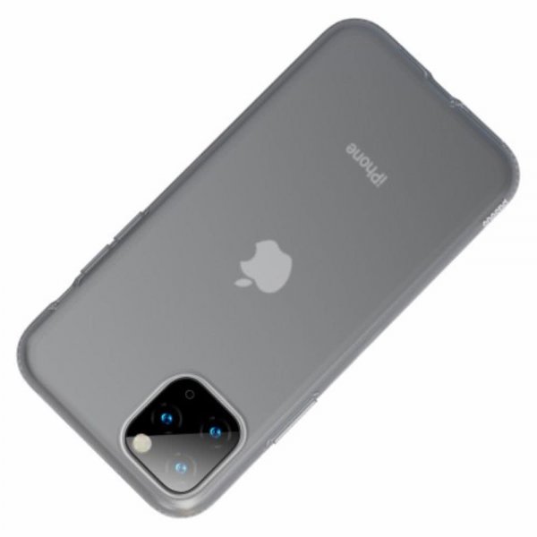 Baseus iPhone 11 Pro Skal Jelly Liquid Silikone Gel Sort