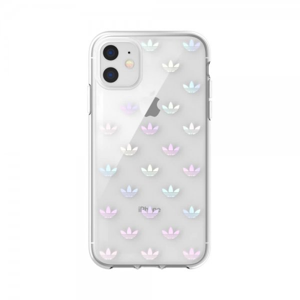 Adidas iPhone 11 Cover Snap Case ENTRY FW19 Transparent Silver