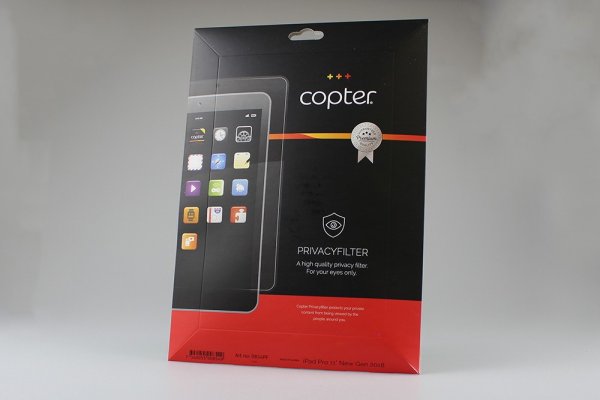 Copter iPad Pro 11 skærmbeskyttelse Exoglass Privacyfilter Curved