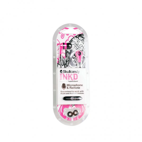 Skullcandy INKD 2.0 Høretelefoner In-Ear Lyserød/Sort