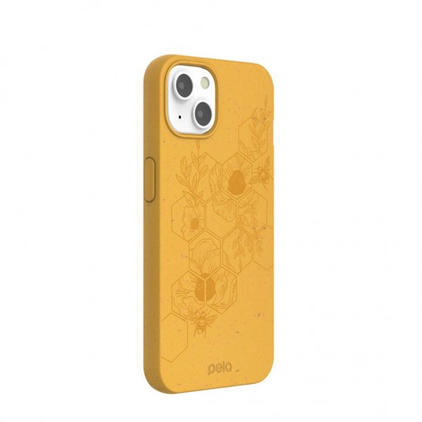 Pela iPhone 13 Cover Classic Honey Hive Edition