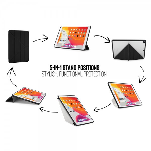 Pipetto iPad 10.2 (gen 7/8/9) Etui Origami Sort