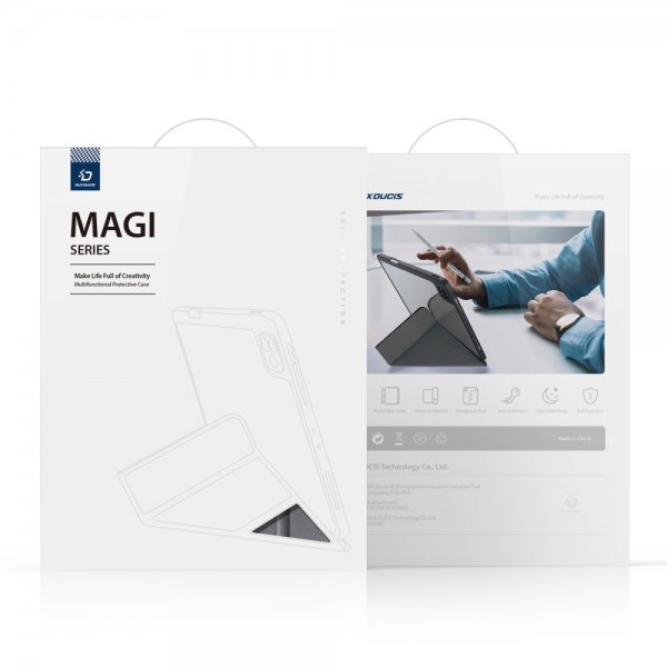 Dux Ducis iPad 10.2 (gen 7/8/9) Cover Magi Series Grå