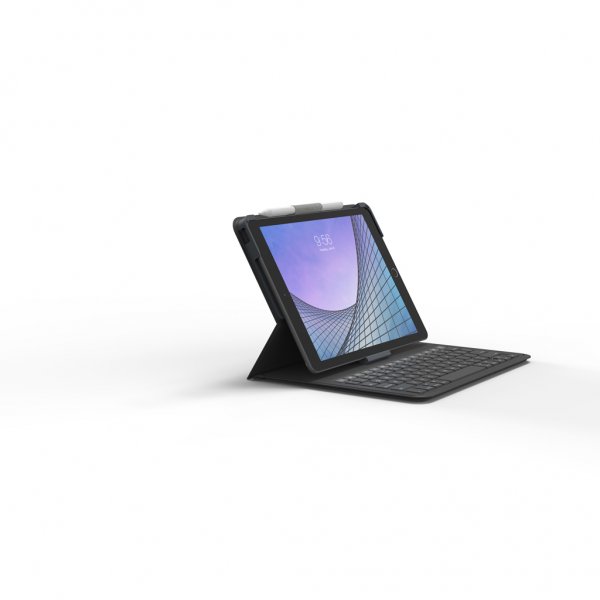 ZAGG iPad 10.2 (gen. 7/8/9) Cover med tastatur Messenger Folio 2 Charcoal