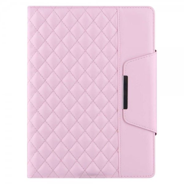 iPad 10.2 (gen 7/8/9) Cover Rhombusmønster Rosa