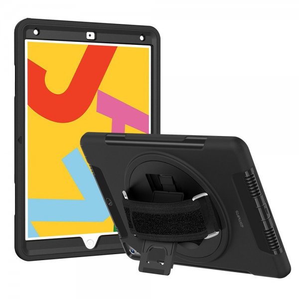 4smarts iPad 10.2 (gen 7/8/9) Skal Rugged Case Grip Sort