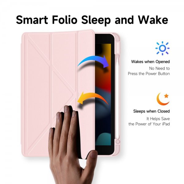 Dux Ducis iPad 10.9 (gen 10)/iPad 11 (A16) Fodral Magi Series Rosa