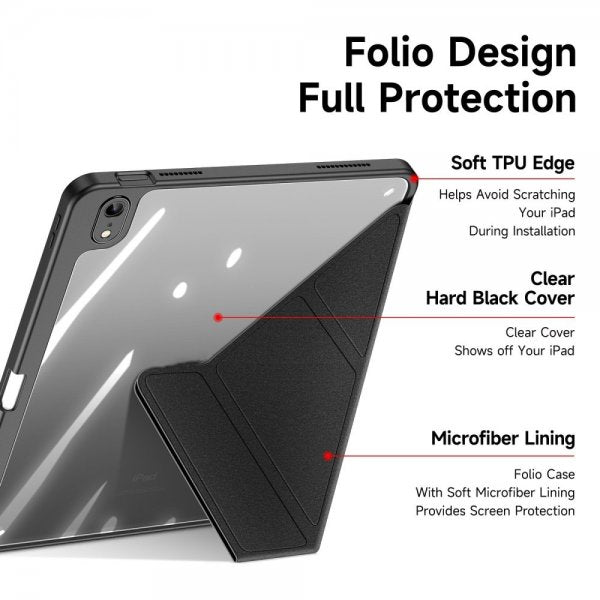 Dux Ducis iPad 10.9 (gen. 10)/iPad 11 (A16) Cover Magi Series Sort