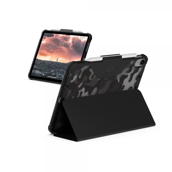 Urban Armor Gear (UAG) iPad 10.9 (gen 10)/iPad 11 (A16) Cover Plyo Folio Midnight Camo