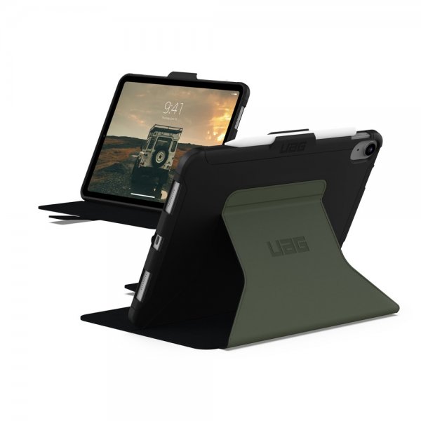 Urban Armor Gear (UAG) iPad 10.9 (gen 10)/iPad 11 (A16) Etui Scout Folio Black/Olive