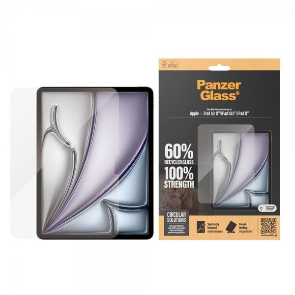PanzerGlass iPad 10.9 (gen 10)/iPad 11 (A16)/iPad Air 11 (M2/M3/M4) Skærmbeskyttelse Ultra-Wide Fit