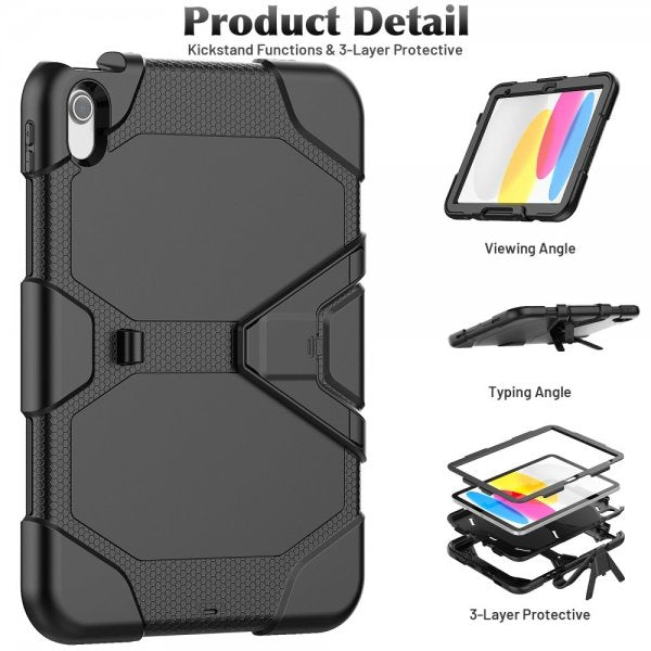 iPad 10.9 (gen 10)/iPad 11 (A16) Cover Heavy Duty Armor Sort