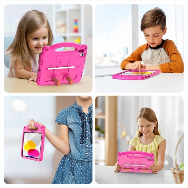 Dux Ducis iPad 10.9 (gen 10)/iPad 11 (A16) Cover Panda Magenta