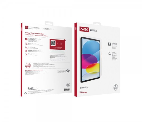 ZAGG InvisibleShield iPad 10.9 (10. generation)/iPad 11 (A16) Skærmbeskytter Glass Elite