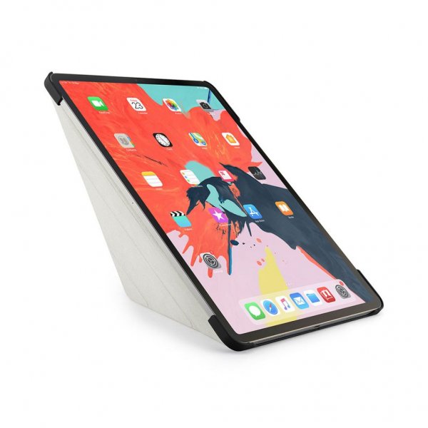 Pipetto iPad Pro 11 (gen 1) Cover Origami Sølv Klar