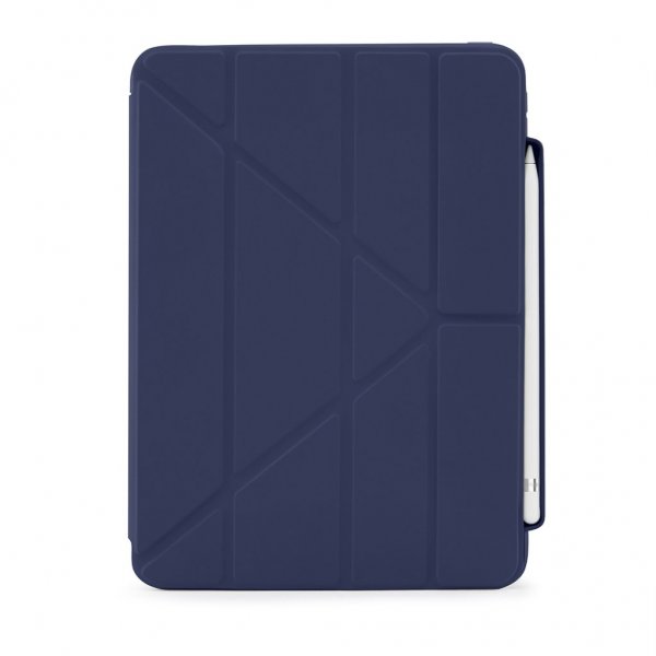 Pipetto iPad 10.9 (gen. 10)/iPad 11 (A16) Cover Origami No3 Pencil Case Mørkeblå
