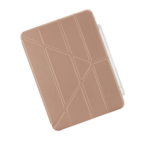 Pipetto iPad 10.9 (10. gen)/iPad 11 (A16) Cover Origami No3 Pencil Case Rosaguld