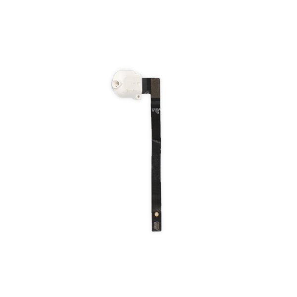 iPad 8 10.2" 2020 Hovedtelefonstik Flexkabel - Hvid
