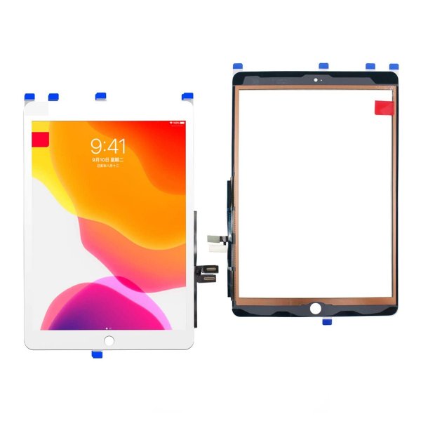 iPad 9 10.2 2021 Glas med Touchskærm OEM - Hvid