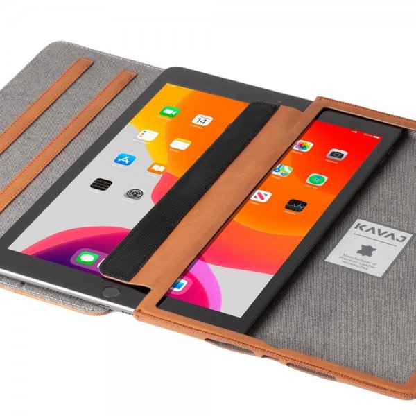 KAVAJ iPad 9.7 (gen. 5/6) Etui Hamburg Brun
