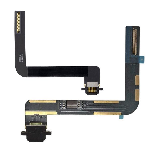 iPad 9 2021 Ladeport Flexkabel - Sort