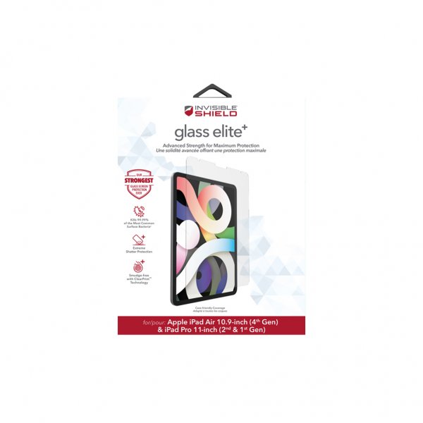 ZAGG InvisibleShield iPad Air 10.9 (gen 4/5)/iPad Pro 11 (gen 1/2/3/4) Skærmbeskyttelse Glass Elite