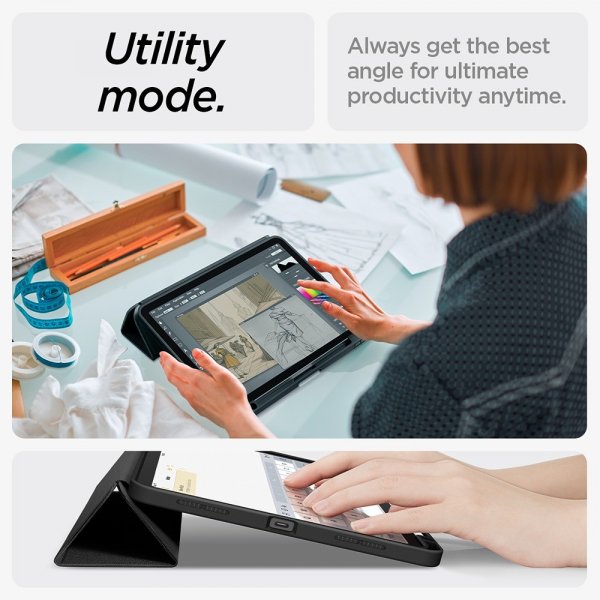 Spigen iPad Air 11 (M2/M3/M4) Cover Urban Fit Sort
