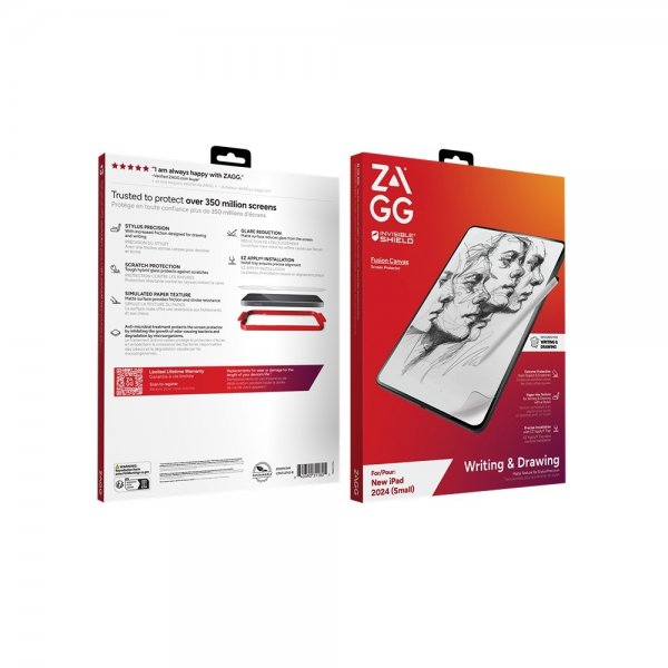 ZAGG InvisibleShield iPad Air 11 (M2/M3/M4) Skærmbeskyttelse Fusion Canvas