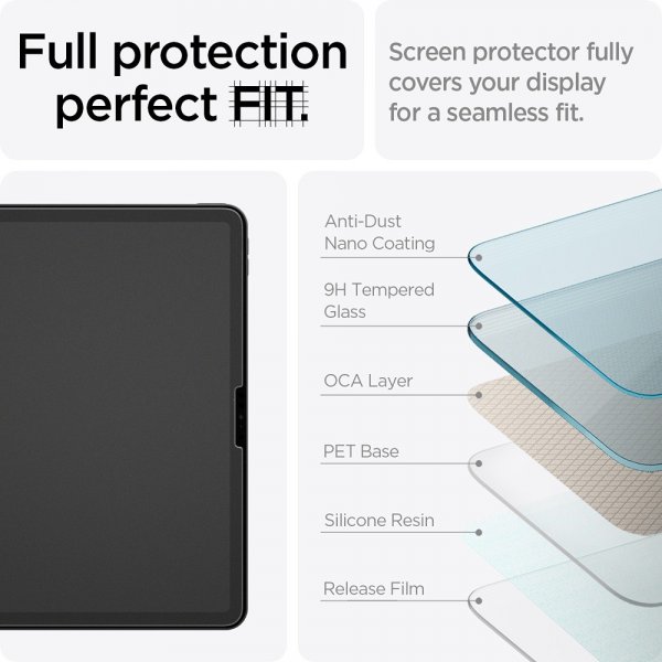 Spigen iPad Air 11 (M2/M3/M4) Skærmbeskyttelse Paper Touch EZ Fit