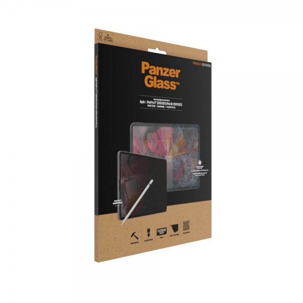 PanzerGlass iPad Air 10.9 (gen 4/5)/iPad Pro 11 (gen 1/2/3/4) Skærmbeskyttelse Edge-to-Edge Case Friendly Privacy