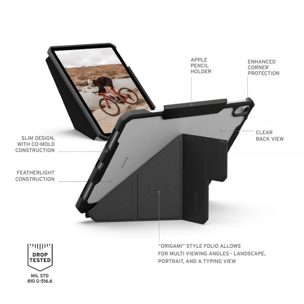 Urban Armor Gear (UAG) iPad Air 11 (M2/M3/M4) Cover Essential Armor Sort