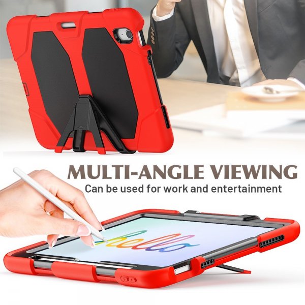 iPad Air 11 (M2/M3/M4) Cover Heavy Duty Armor Rød