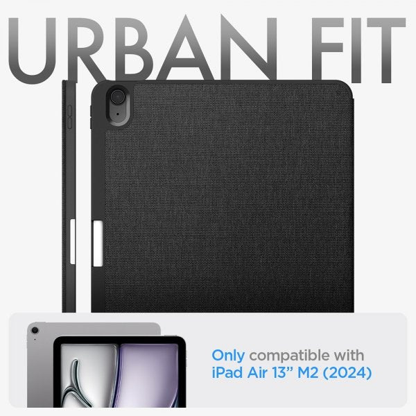 Spigen iPad Air 13 (M2/M3/M4) Cover Urban Fit Sort