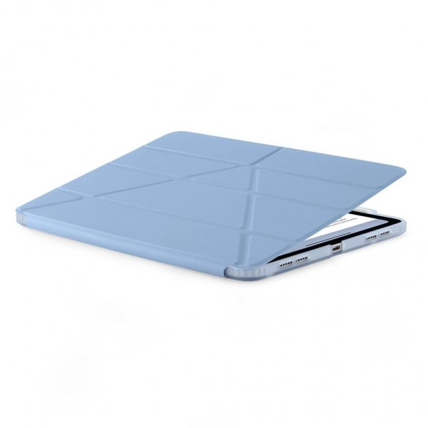 Pipetto iPad Air 13 (M2/M3/M4) Cover Origami No3 Pencil Case Lyseblå