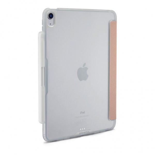 Pipetto iPad Air 13 (M2/M3/M4) Cover Origami No3 Pencil Case Metallic Pink