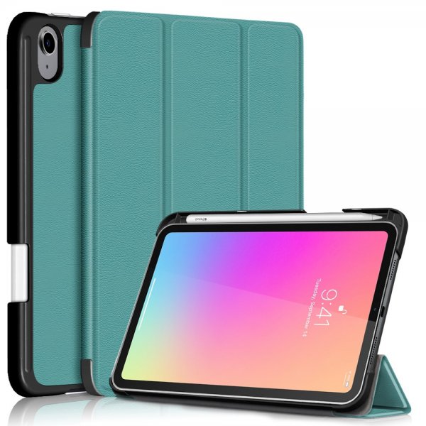 iPad mini (gen. 6)/iPad mini (A17 Pro) Cover med Penneholder Grøn