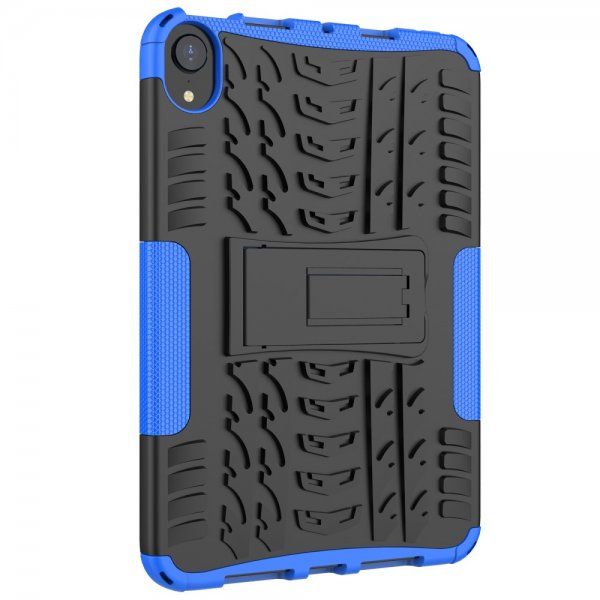 iPad mini (6. generation)/iPad mini (A17 Pro) Cover Dækmønster Stativfunktion Blå