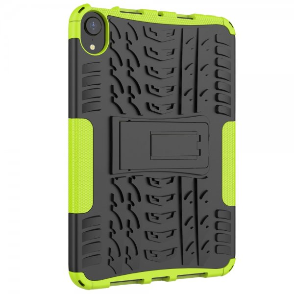 iPad mini (gen 6)/iPad mini (A17 Pro) Cover Dækmønster Stativfunktion Grøn