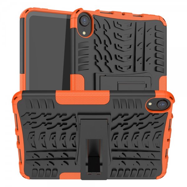 iPad mini (6. generation)/iPad mini (A17 Pro) Skal Dækmønster Stativfunktion Orange