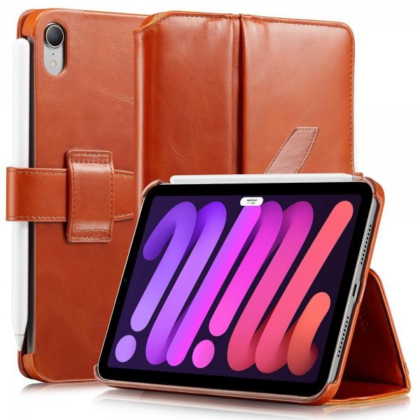 KAVAJ iPad mini (gen 6)/iPad mini (A17 Pro) Cover London Brun