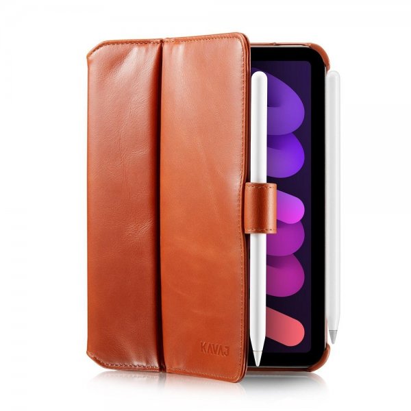KAVAJ iPad mini (gen 6)/iPad mini (A17 Pro) Cover London Brun
