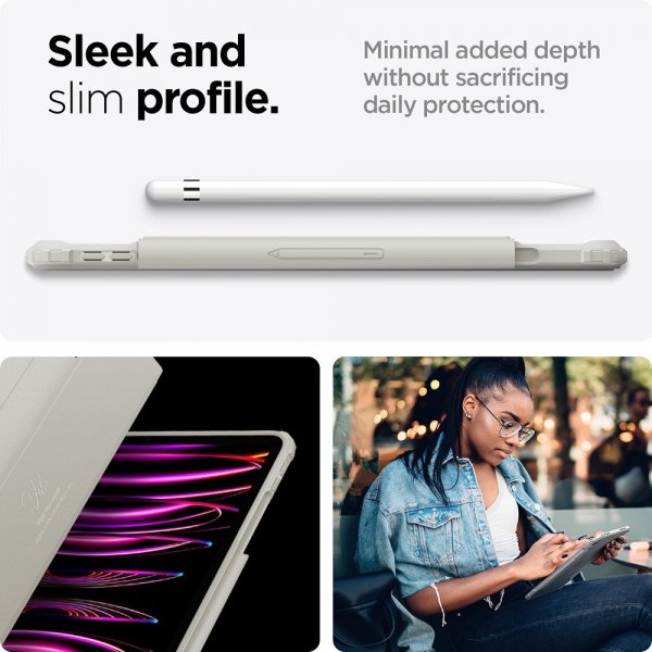 Spigen iPad Pro 11 (gen 1/2/3/4) Cover Air Skin Pro Grå