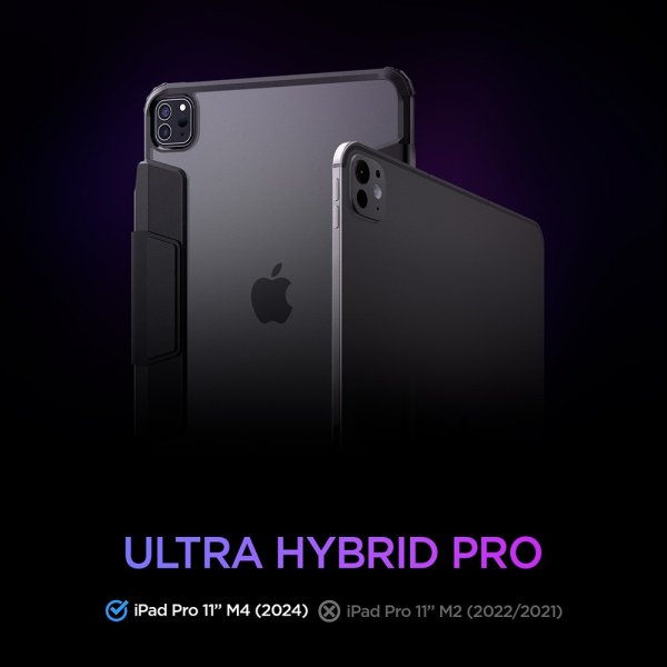 Spigen iPad Pro 11 (M4/M5) Cover Ultra Hybrid Pro Sort