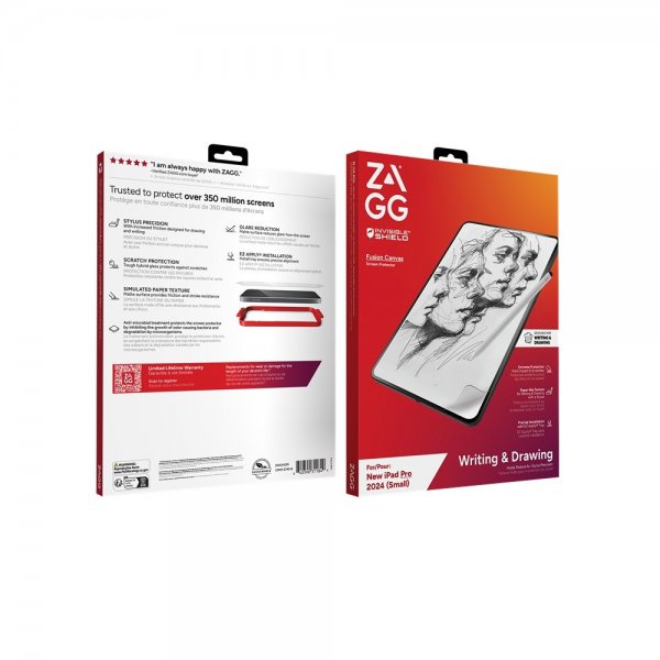 ZAGG InvisibleShield iPad Pro 11 (M4/M5) Skærmbeskyttelse Fusion Canvas