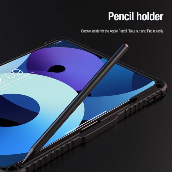 Nillkin iPad Pro 11 (M4/M5) Cover Bumper Leather Case Pro Sort