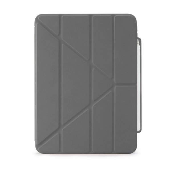 Pipetto iPad Pro 11 (M4/M5) Cover Origami No3 Pencil Case Grå