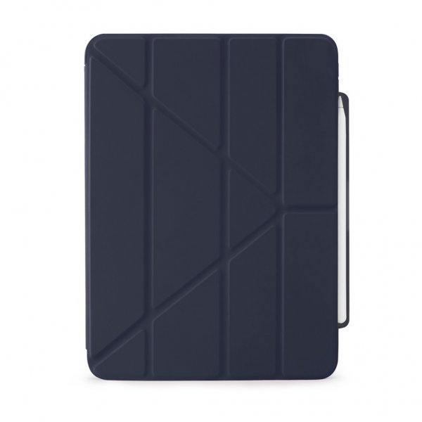 Pipetto iPad Pro 11 (M4/M5) Cover Origami No3 Pencil Case Mørkeblå