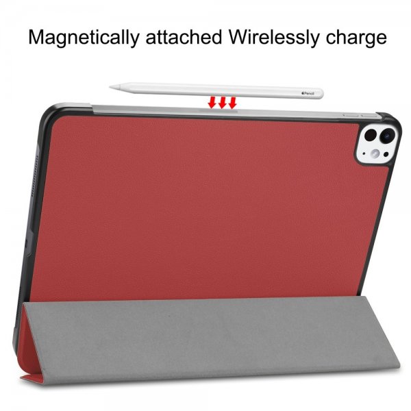 iPad Pro 11 (M4/M5) Cover Trifold Rød