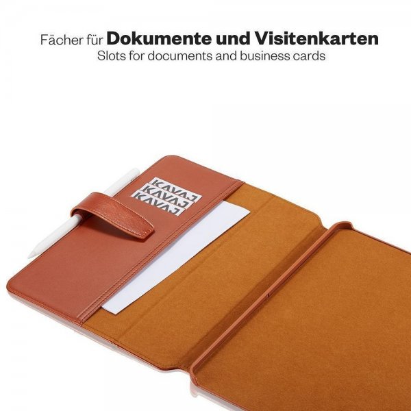 KAVAJ iPad Pro 12.9 (gen 4/5/6) Etui London Brun
