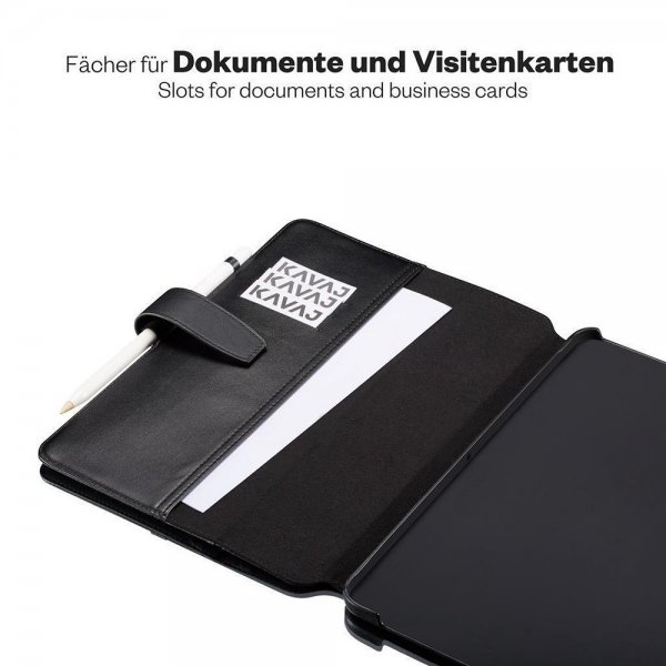 KAVAJ iPad Pro 12.9 (gen 4/5/6) Etui London Sort